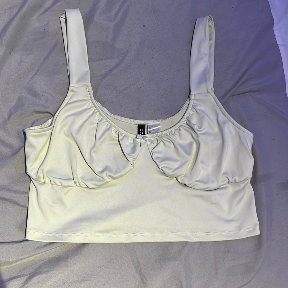 Green Crop Top